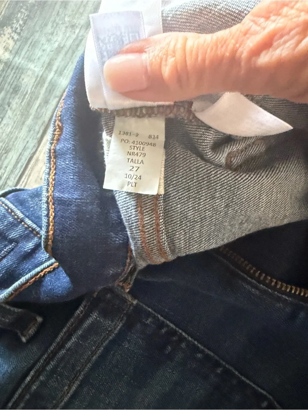 Madewell The Emmett Wide-Leg Full Length Nighthawk Wash Size 27 - Picture 10 of 10